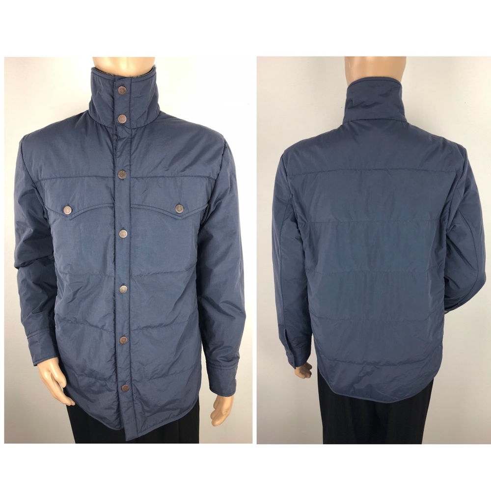 Eddie Bauer Goose Down Jacket Mens Dark Blue